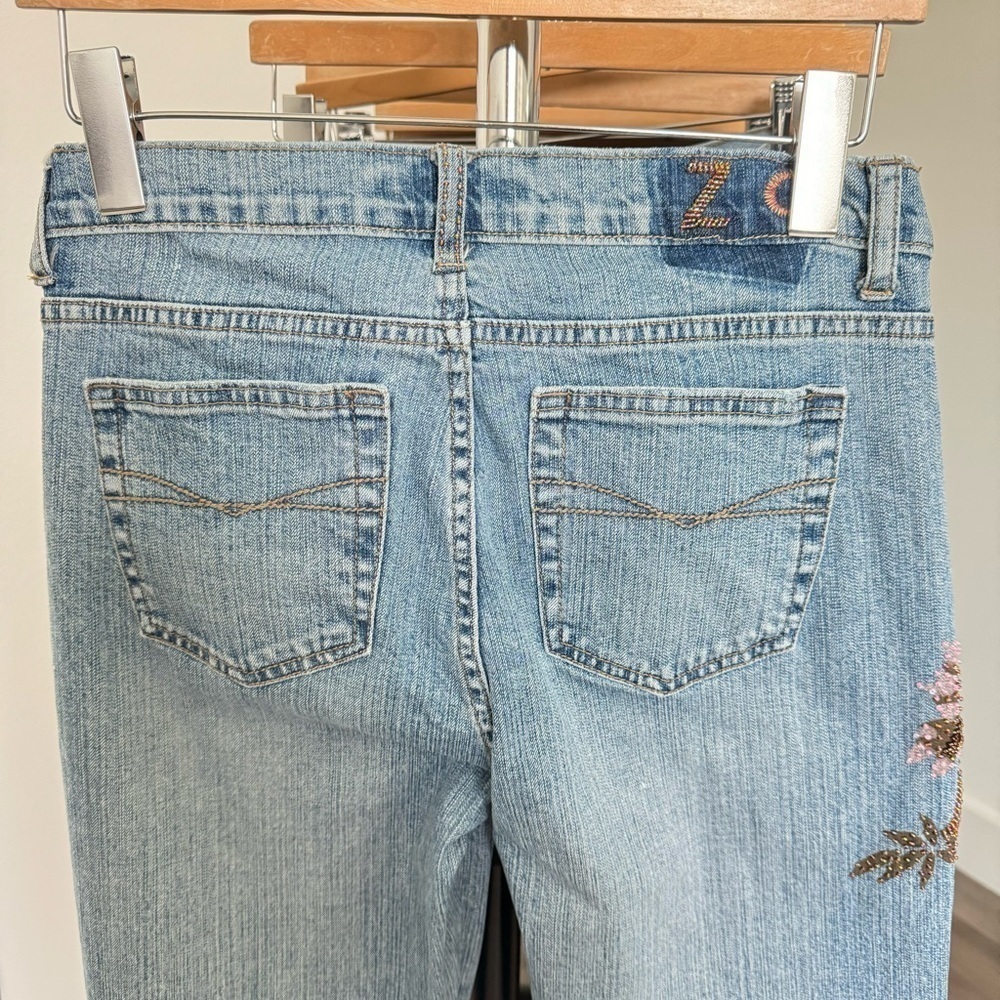 Womens boot cut jeans | trendy straight leg denim - Picture 2 of 8